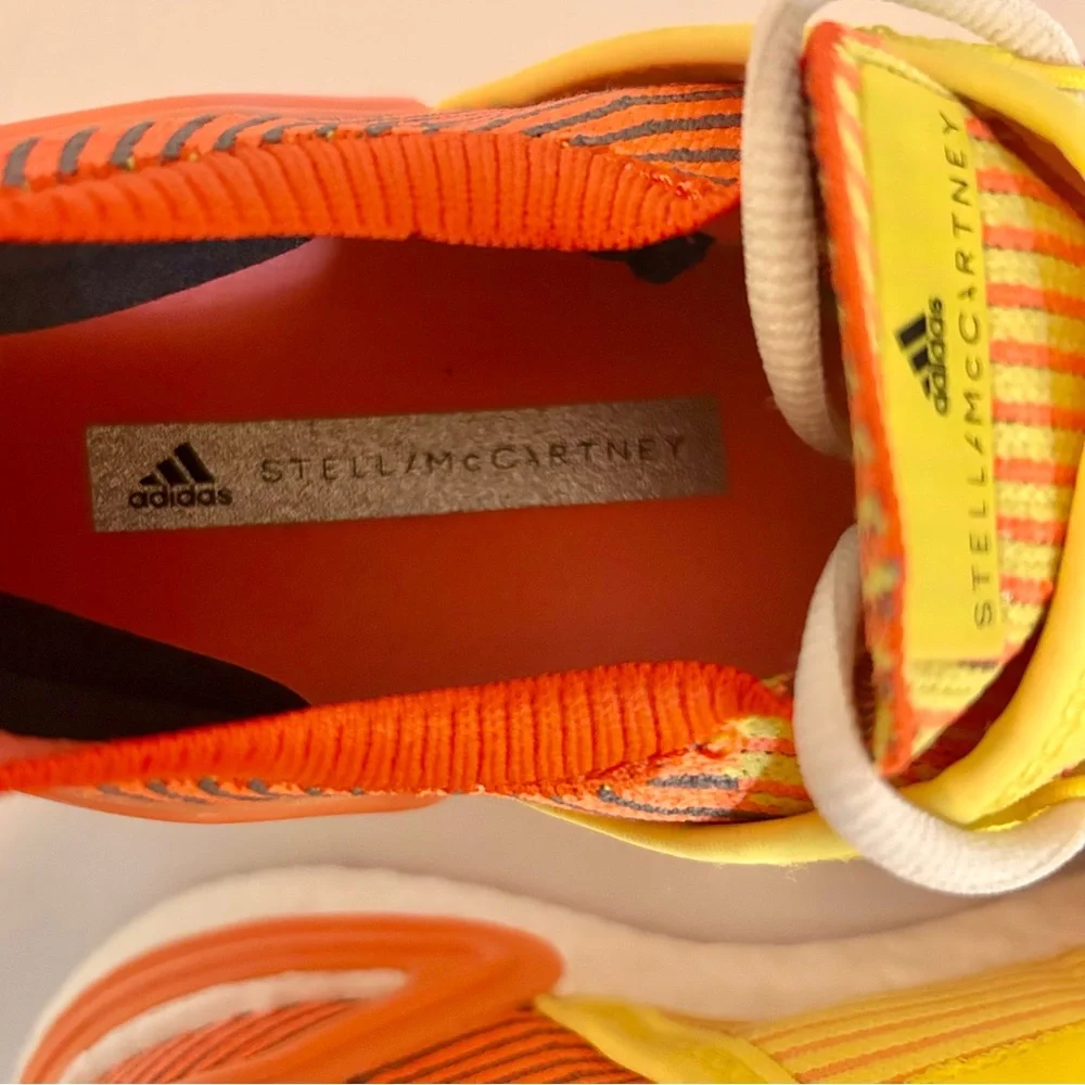 Adidas by Stella McCartney Ultraboost Sneakers Active Orange Fresh Lemon Size 10